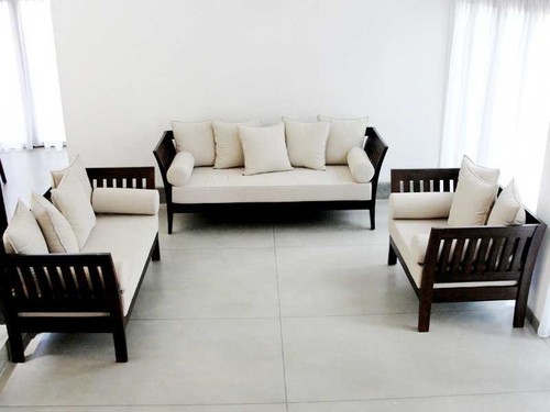 Wooden Sofa Set, For In Living Room