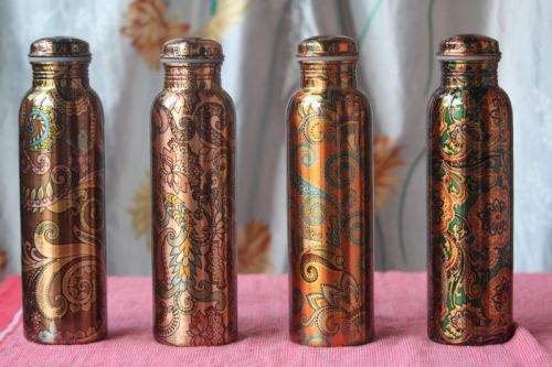 Designer Copper Bottles, Feature : Durable, Heat Resistance, Lite Weight