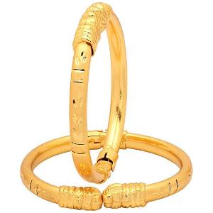Polished Gold Kada, Purity : 22crt