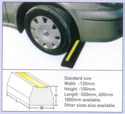 RUBBER WHEEL STOPPERS