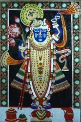 Shrinathji Design Glass Mosaic Tile