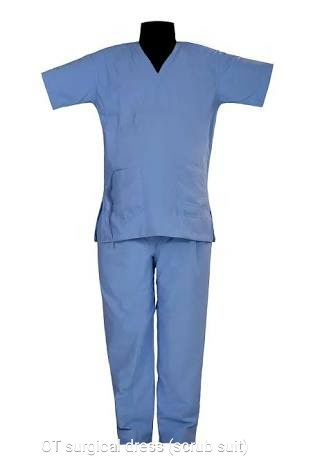 Polyester / Cotton OT Dress (Scrub Suit) For Hospital Field