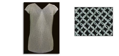 Steel Butted Chainmail Sleeveless Shirt, For Reenactment, Feature : Excellent Finsih, Durability, High Strength