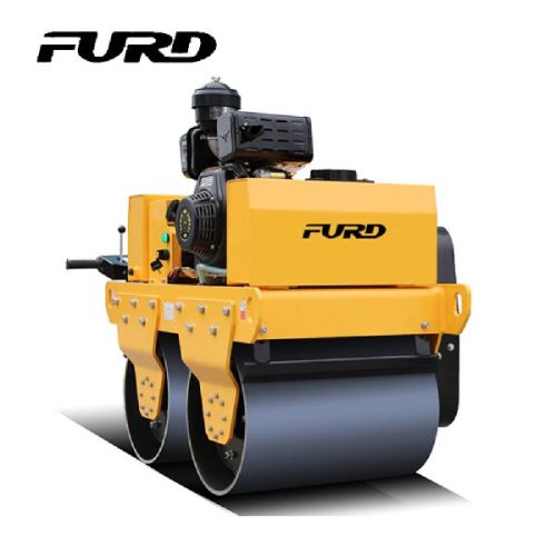 Diesel Engine Walk Behind Tandem Drum Vibratory Roller