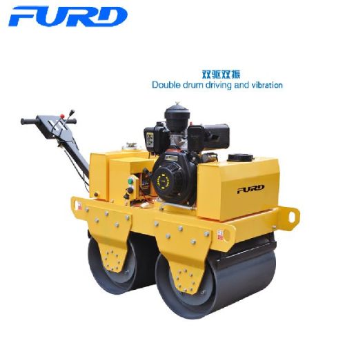 Walk Behind Vibration Mini Compactor Road Roller