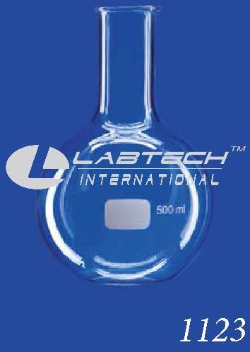 Flat Bottom Flasks, Narrow Neck