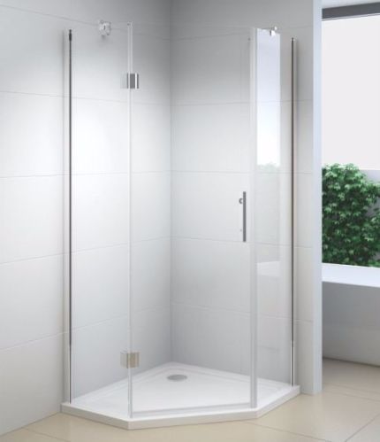 Tempered Glass Simple Shower Room, Brand Name : TITA for Indoor