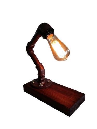 Table Lamp Old Man Wood Base (AEL42)