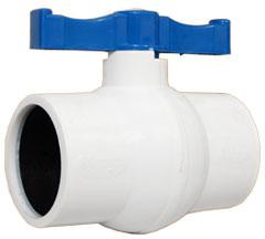 PVC Ball Valve MS Handle