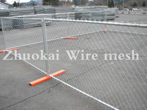 Chain Link Mesh Temporary Fence, Brand Name : Zhuokai