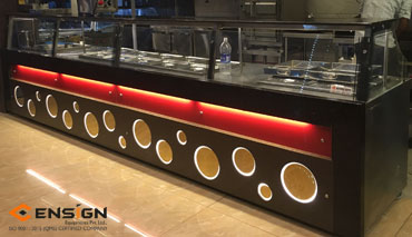 Juice and Chats Display Counters