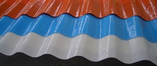 Polished FRP Roofsheets Mutlisize