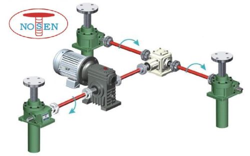 Adjustable 3pcs Screw Jack Lift