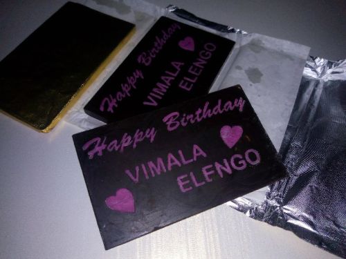 Personalized Birthday Chocolate