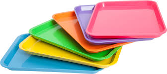 Plastic Serving Trays, For Home, Restaurant, Hotel, Feature : Light Weight