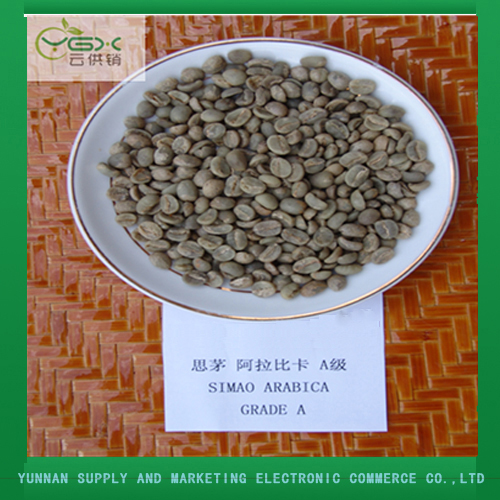 Yunnan Arabic Green Coffee Bean Grade A