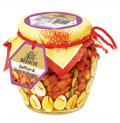 Saffron Nuts In Honey