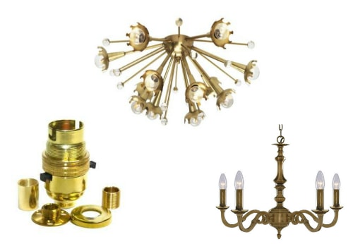 Brass Lighting Parts