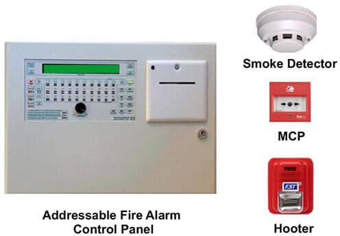 Fire alarm system, Material : Metal