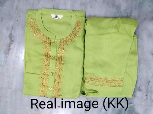 Rayon Cotton Kurti Palazzo Set, Occasion : Casual Wear