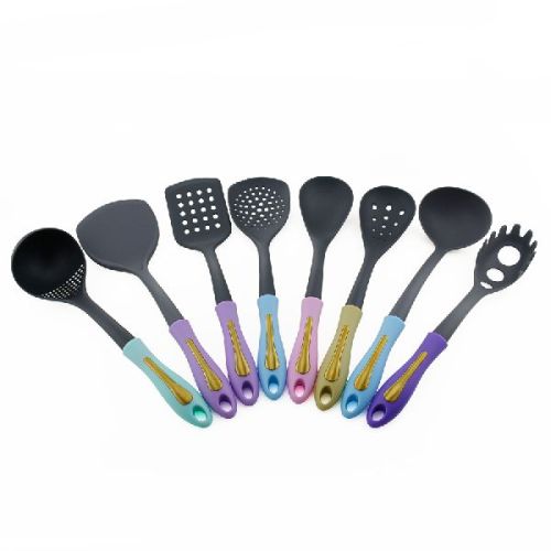 8pcs Nylon Kitchen Utensil Set With PP Handle
