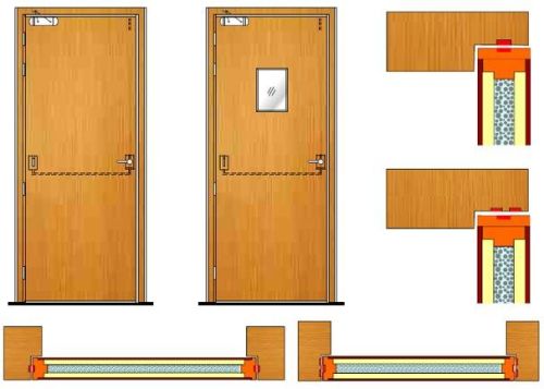 Wooden Fire Rated Door