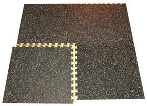Swastik Interlocking Rubber Flooring Tile