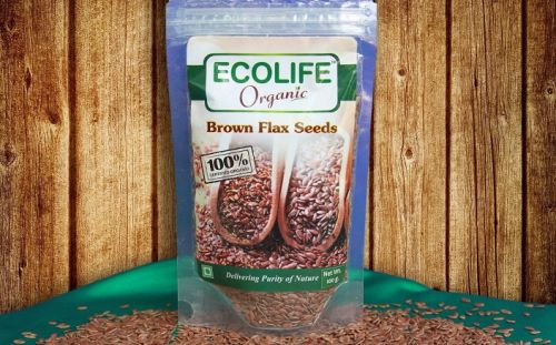 Natural Organic Brown Flaxseed, Grade Standard : Food Grade