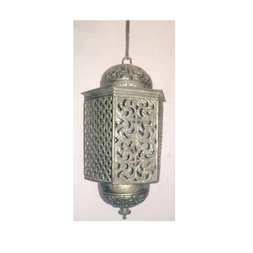 Six Side Antique Brass Lamp, For Decoration, Packaging Type : Box