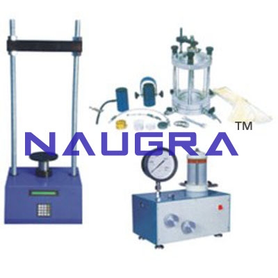 Electronic Triaxial Shear Test Apparatus