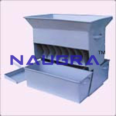 Riffle Sample Divider Tester