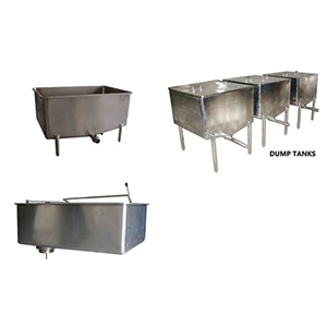 Stainless Steel Milk Dump Tank, Feature : Fine Finishing, Light Weight, Rust Resistant