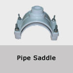 Pipe Saddle White