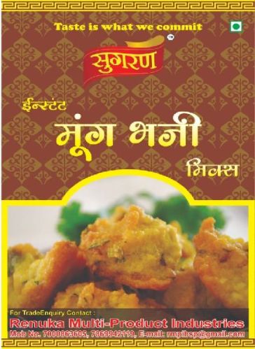 Sugran Instant Moong Bhajiya Mix, Feature : Low Fat