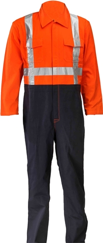Coverall With Reflective Tape WORKWEAR