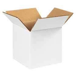 White Corrugated Box