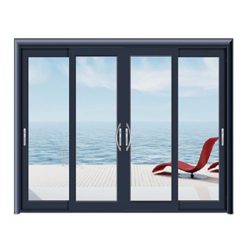 Aluminum alloy glass powder coating sliding doors for house commercial