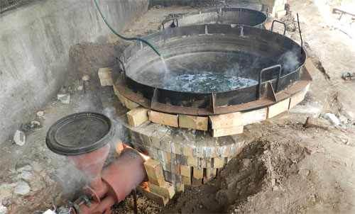 WOOD PELLET FIRED DIRECT EVAPORATOR