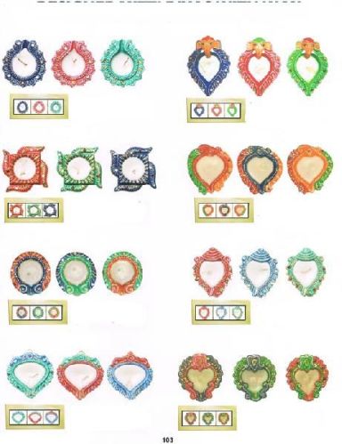 Decorative Diya With Wax