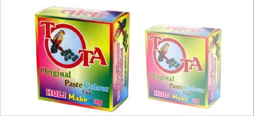 Tota Brand Holi Colour Paste, Packaging Type : Box, Carton
