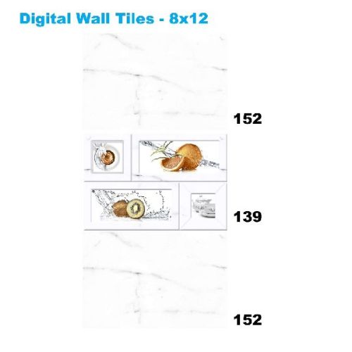 20x30 Bathroom Ceramic Digital Wall Tiles 139