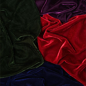 Plain Velvet Fabrics