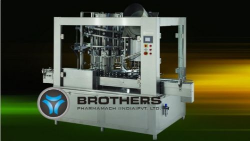 Automatic Rotary Monoblock Volumetric Liquid Bottle Filling Machine