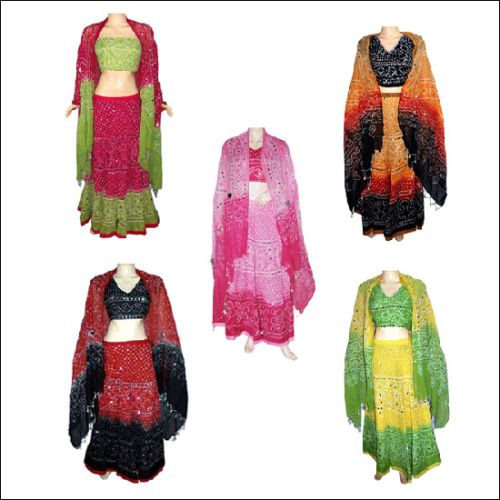 BANDHANI CHANIYA CHOLI - Lehenga Choli, Size : Std