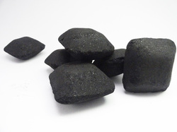 Vashini Coconut Shell Charcoal, Color : Black