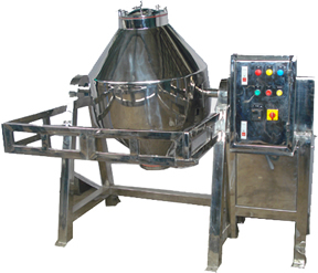 Double Cone Blender, Capacity : 25 kg to 500 kg