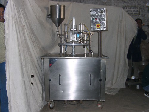 Semi Automatic Cup Filling Machine