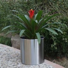 Chrome Plated Metal Stainless Steel Planters