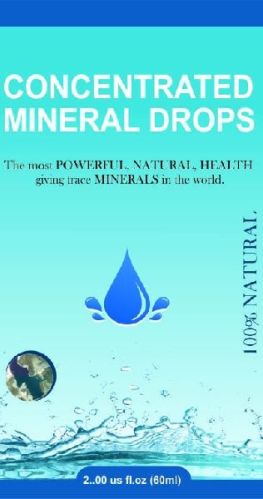 Natural Hills Concentrated Mineral Drop, Packaging Size : 60 Ml