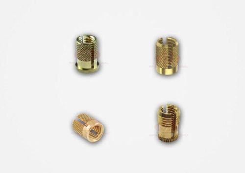 Round Brass Press In Inserts, For Electrical Fittings, Grade : DIN